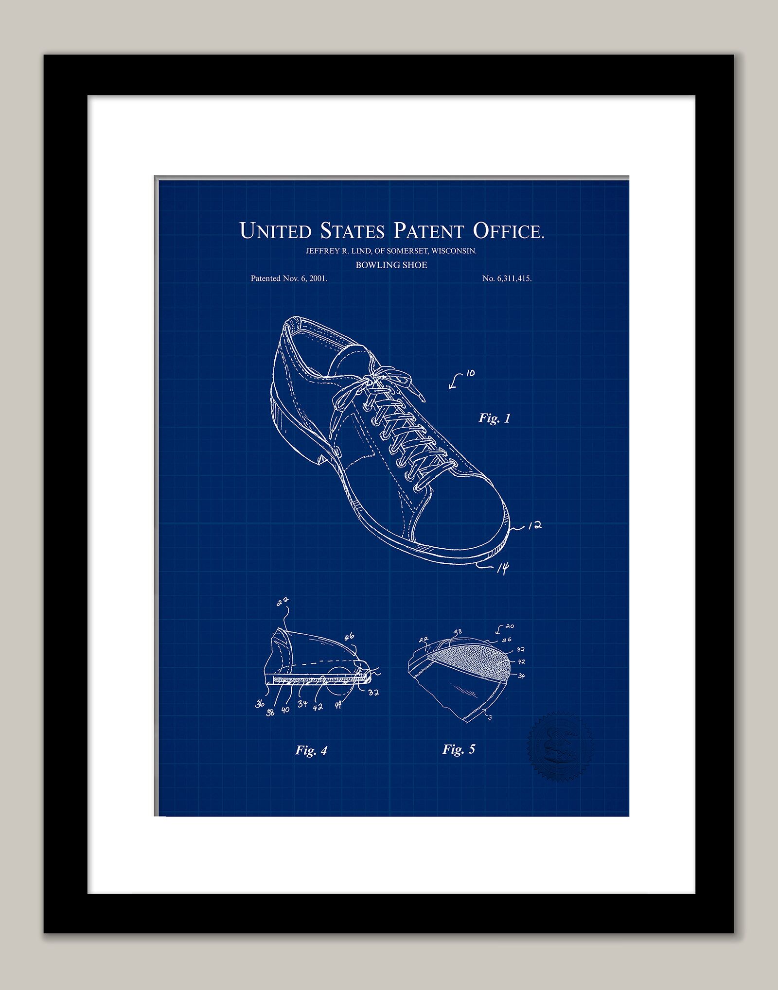 Bowling Shoe | 2000 Patent Print