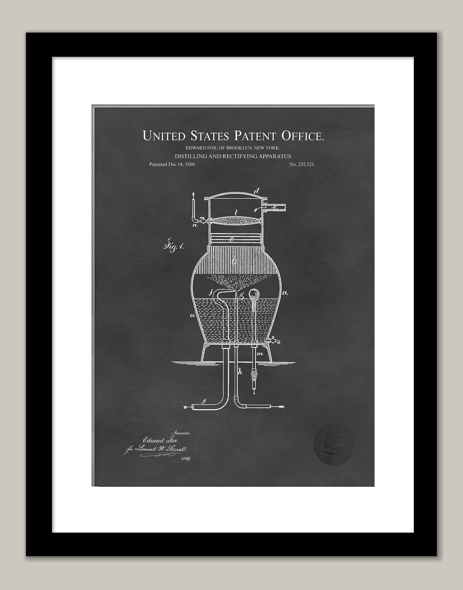 Antique Whiskey Still | 1880 Patent
