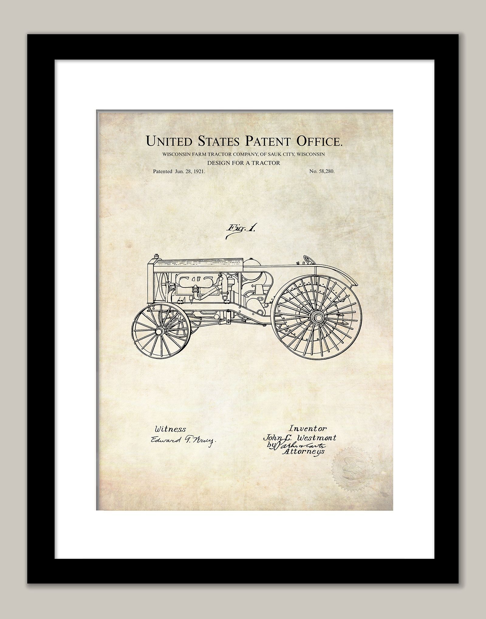 Wiconson Farm Tractor Company Patent